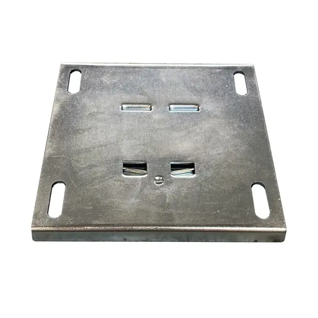 DIN rail plate for toroidal transformers