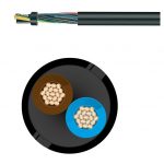 Câble H07RNF - 2 x 2,5 mm²