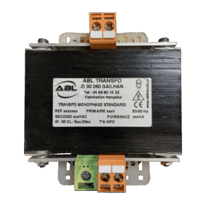 Monophase vue dessus